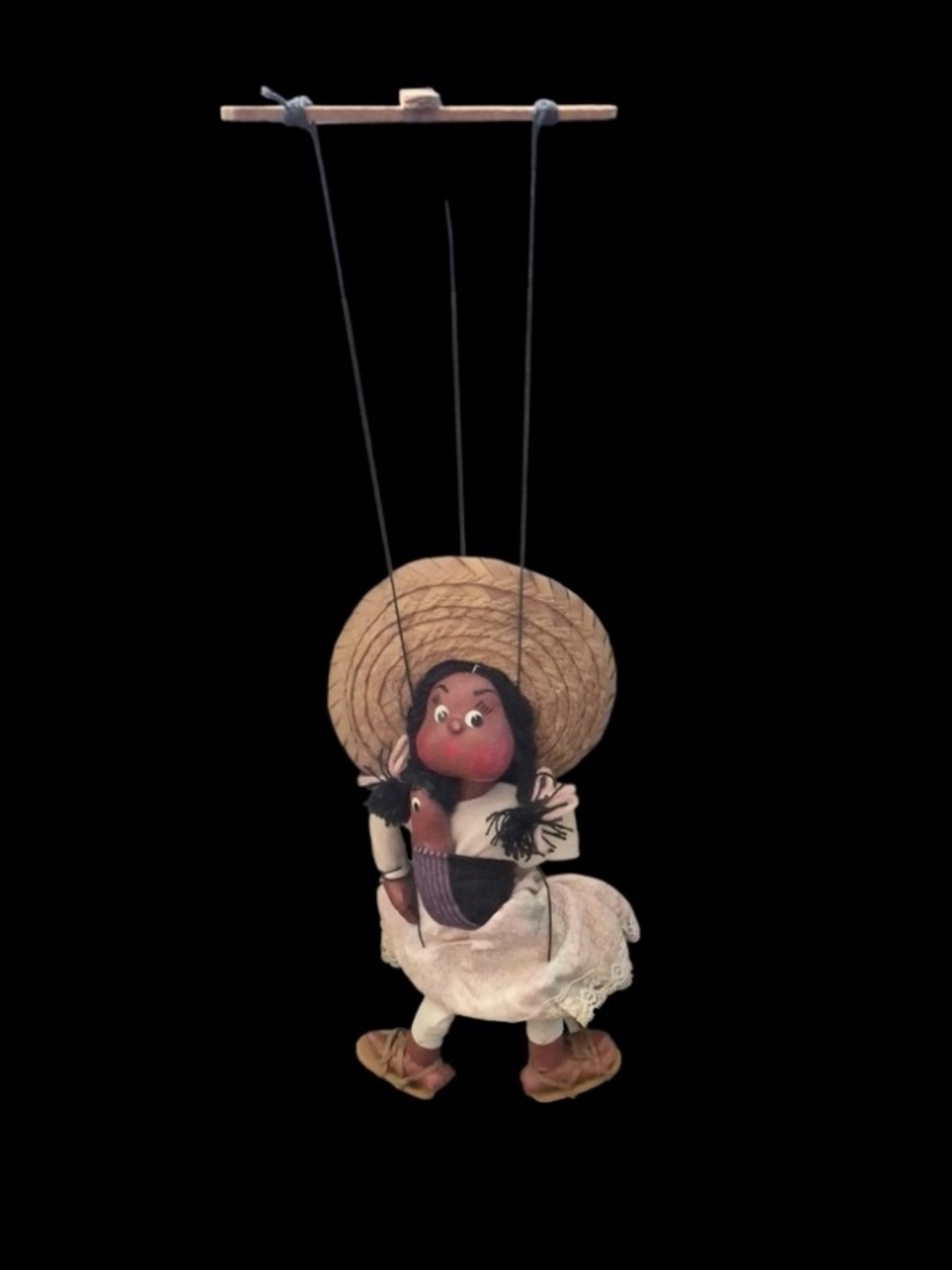 vintage mexican marionette puppet
